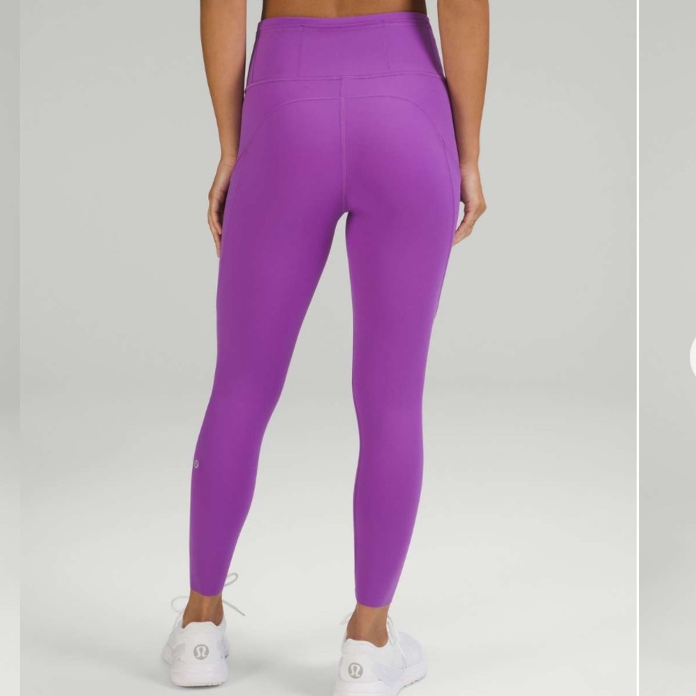 Lululemon | Fast and Free High-Rise Crop 23" | 12 | Moonlight Magenta